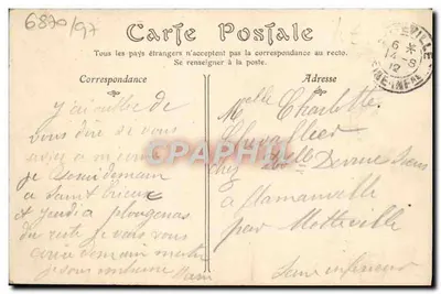 CAEN — Plac Republiki — wydawca nieznany, nr serii 12 — Rewers