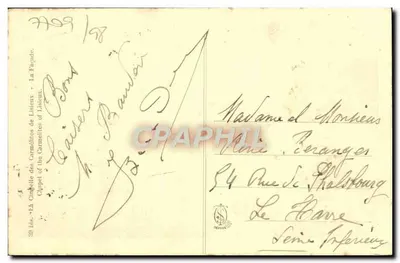 A Capela das Carmelitas de Lisieux — Exposição Colonial — Paris — Verso