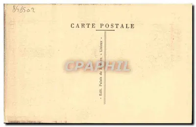 Lisieux — Capela e Estátua do Carmelo — Palaisson Rosaire — Verso