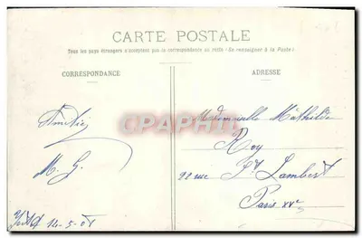 A Normandia - "La C. P. A." - Estudos de Trajes - Menina Jovem de Lisieux — Verso