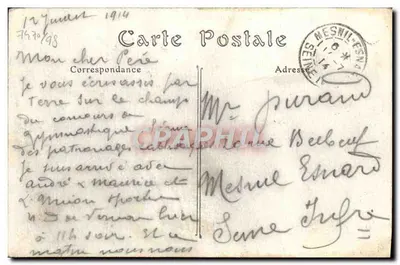 Lisieux (Calvados) — Cemitério das Carmelitas — Exumação da Irmã Thérèse do Menino Jesus em 6 de setembro de 1910 — ND. Fot. — Verso