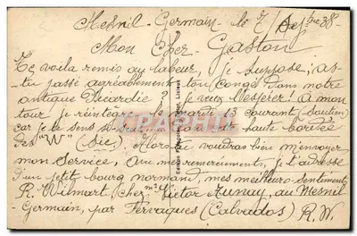 Lisieux — Kolekcja widoków — Wydawnictwo Frénot, nr 8 — Rewers
