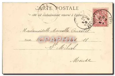 Lisieux — Katedra Pragnienia — Stara pocztówka Paryż, nr 2805 — Rewers