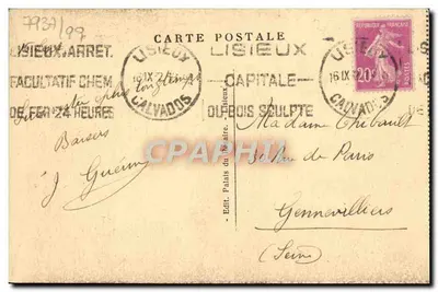 Lisieux - Rue de la Paix - Portale della Chiesa di San Giacomo — Verso