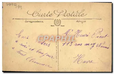 Lisieux — Publiczny ogród — LL. n°40 — Rewers