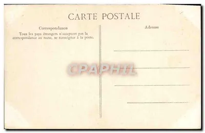 Lisieux — A Rue aux Fèvres (II) : Mansão da Salamandra do século XV — Editor Blanc & Cie, série 12 — Verso