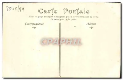 Lisieux — Casa do século XVI, chamada de Salamandra, Rue aux Feuves — A.D. Editor, n° 71 — Verso