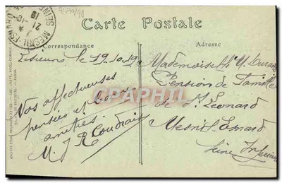 LISIEUX — La Place Thiers un jour de Marché — ND. Fot. n°452 — Achterkant