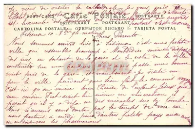 Lisieux — La Piazza Thiers e la Cattedrale di San Pietro — ND Fot. n°41 — Verso