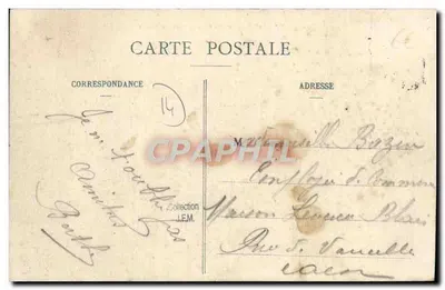 Lisieux - Plein en zaal van de Botermarkt — Cliché Tribouillard, n°62 — Achterkant