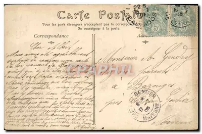 Lisieux — A Rue de Caen — ND Phot — Verso