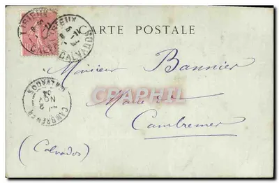 Lisieux — A Rue de la Paix — Albert GRENTÉ, 10, Rue Pont-Mortain — Verso