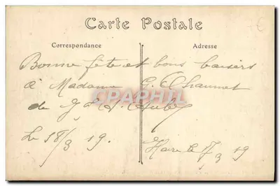 Lisieux — La Rue Pont-Mortain e la Halle aux Blés — ND. Léon Lepautre, 34 — Verso