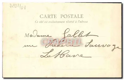 Caen — Wieża Gwardii — B.F. Paris, nr 24 — Rewers