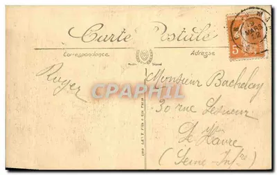 Caen — Rue Saint-Jean — G. Destine-Ang. — SELECTA — Rewers