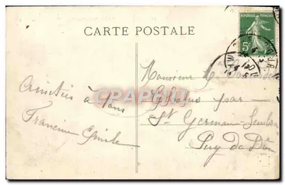 Caen — Hôtel-Dieu et l'Église Saint-Gilles — éditeur : CAEN — n° 59 — Verso