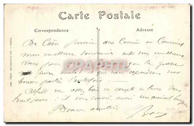 Caen — Ogólny widok z Abbatii aux Dames — ND. Fot. — Rewers