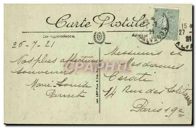 Caen — Stare Domki, ulica Saint-Pierre — LL. — Rewers