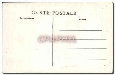 CAEN - Dom Quatrans — Rue de Geôle — Drewniana konstrukcja z XVI wieku — N.C.L. nr 143 — Rewers