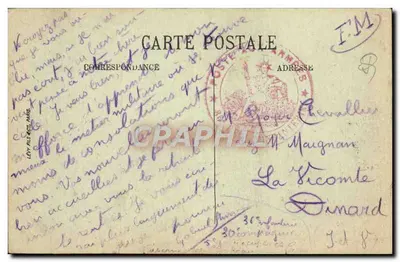 Caen — The Fish Market and Saint-Pierre Church — LL. n° 96 — Back