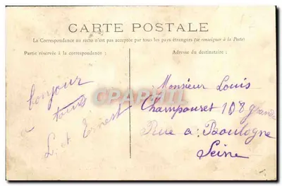 CAEN — La Prairie (Champ de Courses) — L. D. — Achterkant