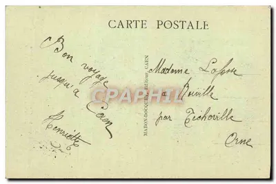 Caen — Most Levis, Kaszern Château, Katedra Świętego Piotra — Mabon-Docquen, Caen — Rewers