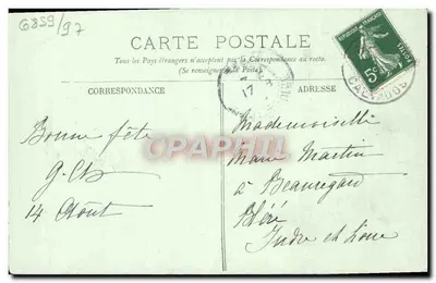 Caen — Il Liceo — Il Cloître — LL. — Verso