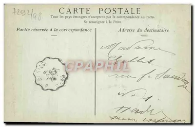 CAEN — Il Campanile di San Pietro, vista presa dal Castello — Collezioni ND Phot, n°182 — Verso