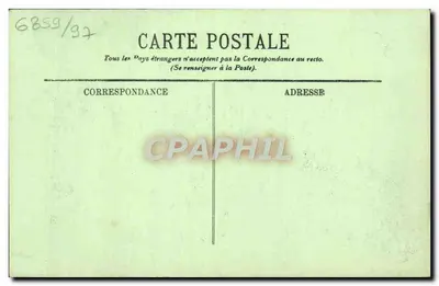 CAEN — Katedra św. Piotra, widok z zamku — LL, n° 232 — Rewers