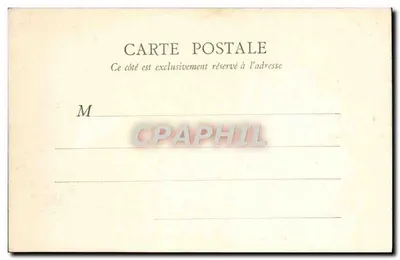 Caen — Absydę Świętego Etienne (Abbaye aux Hommes) — B. E. Paris — Rewers