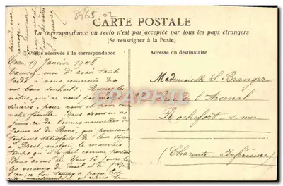 CAEN — statek z Havru i Orne — L.D. — Rewers
