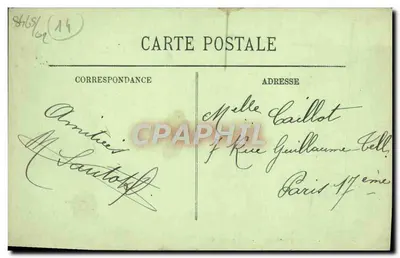 Caen — Casa de Hamelin — Fachada na Praça — LL — Verso