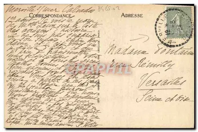 Château de Caen — Porte de Secours — ND — Verso