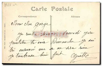 CAEN — Zamek, Portal zwany Secours — ND. Fot. — Rewers