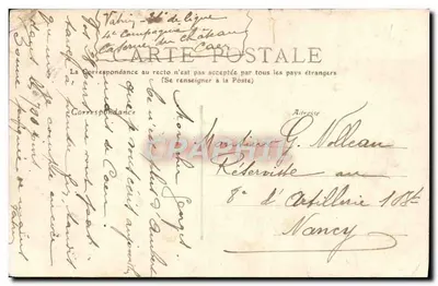 CAEN - Castelo, Porta Principal — Edição P. R. — n° 94 — Verso