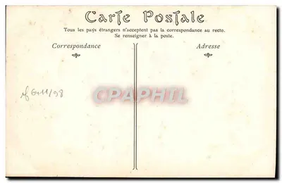 Caen — Liceum (dawna Abpia Aux Hommes), Klasztor i Wieże Kościoła Świętego Etienne — ND Phot, n° 121 — Rewers