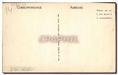 Caen — Het Lyceum en de Kerk van Saint-Étienne — LL — Achterkant