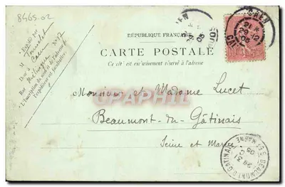 Caen — Le Lycée — Le Cloître — Richier Caen — Rewers
