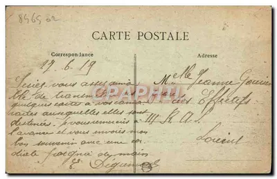 Caen - Lycée Malherbe - Abbaye aux Hommes — Verso