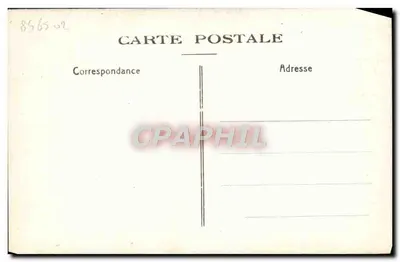 Caen — Igreja da Trindade — A Nave. Foto R. Delassalle - Caen. N°2 — Verso