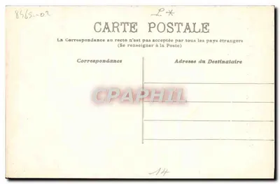 Caen — Fronton Abpia Dames — Kościół Trójcy Świętej — Wydawca L. R. nr 82 — Rewers