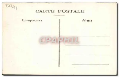 Caen — Iglesia de la Trinidad — La Cripta — Foto Delassalle y Coron — Reverso