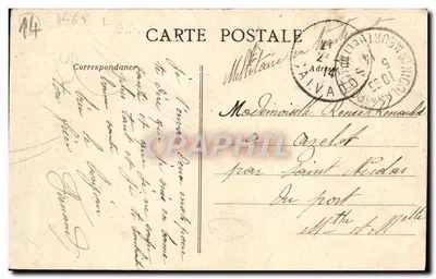 CAEN — Abbezie van de Dames gesticht door koningin Mathilde, 11e eeuw — Achterkant