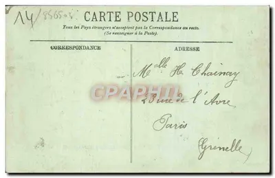 Caen — A Abadia dos Homens — Fachada — LL. — Editor LL. — Verso