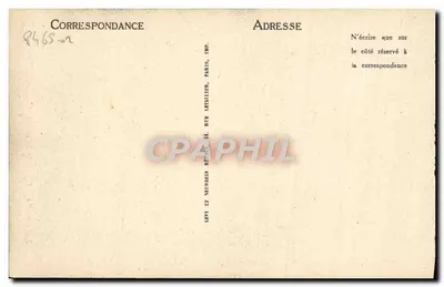 Caen — Katedra św. Etienne (Abbaye aux Hommes) — Strona absydy — ND — Rewers