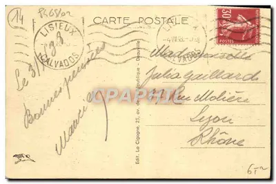 Deauville, a Praia das Flores — O Estaleiro dos Yates — Editor La Cigogne, n°17 — Verso