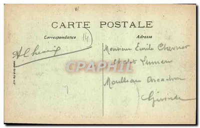 Deauville — Het yachtmeren en de lantaarn — LL — Achterkant