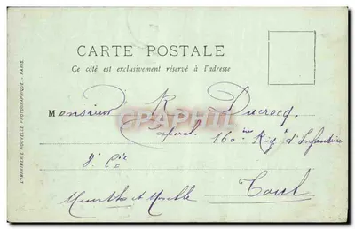Trouville-Deauville — O Píer — LL. — G. de Jourdey — Verso