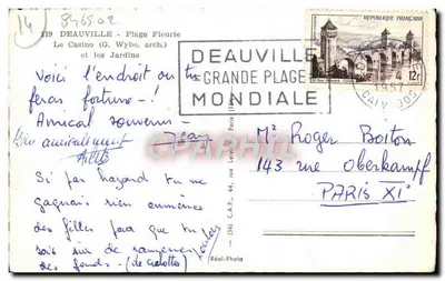 El Casino de Deauville — Grande Plage Mondiale — editor Cap — Reverso