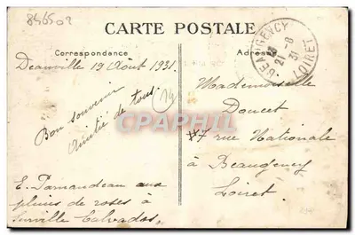Deauville — Il Casinò e l'Hotel Normandy — G. F., Le Havre — Verso